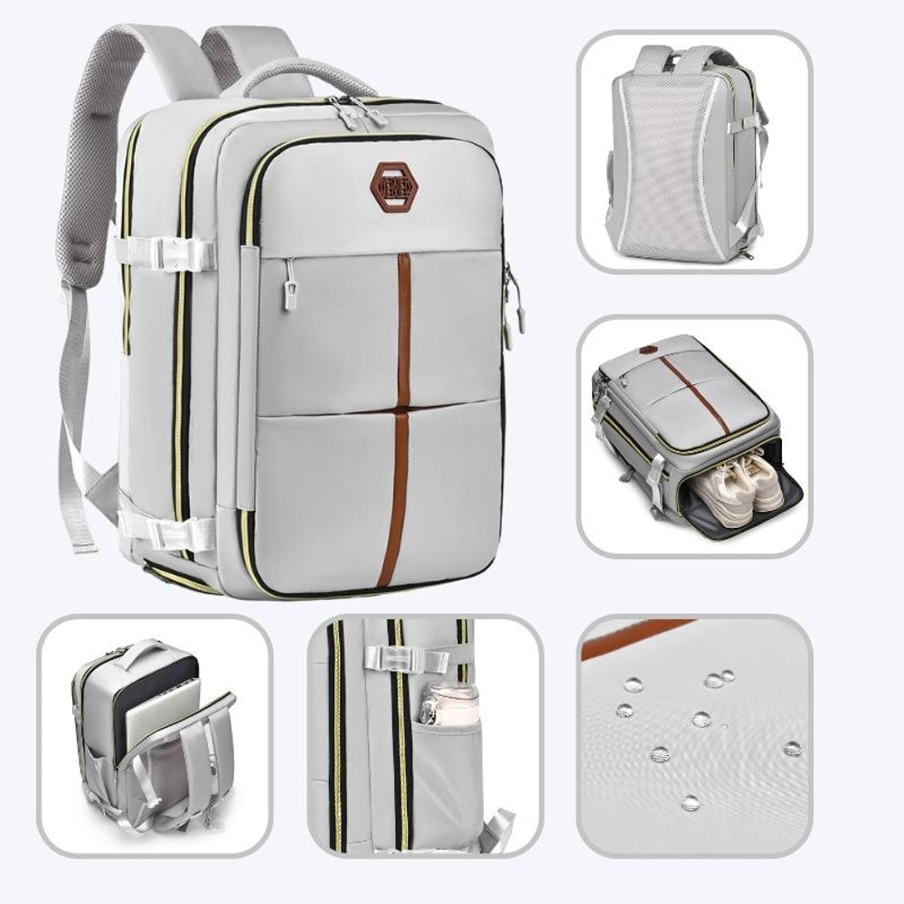Large Capacity Travel Backpack Waterproof School Bag For Students Daily Commute 1