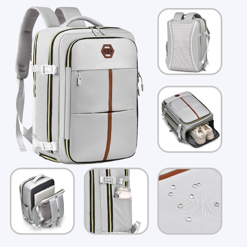 Large Capacity Travel Backpack Waterproof School Bag For Students Daily Commute 1