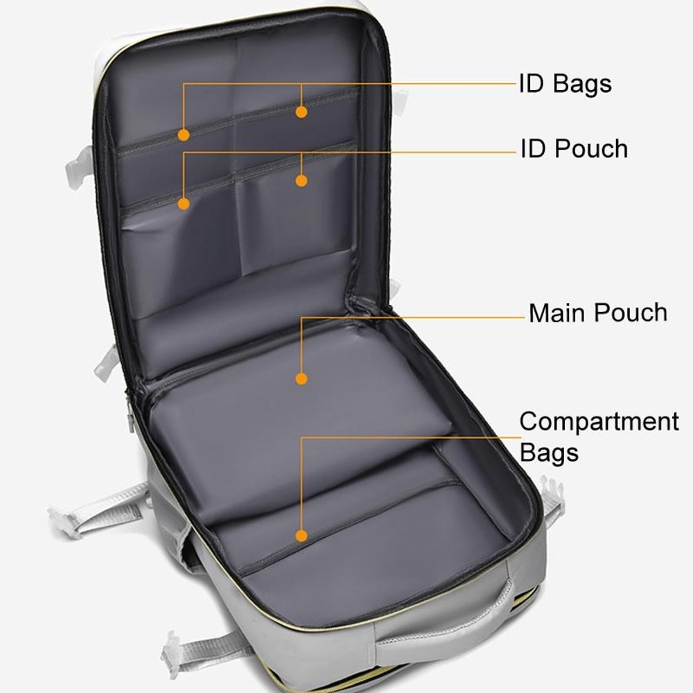 Large Capacity Travel Backpack Waterproof School Bag For Students Daily Commute 2