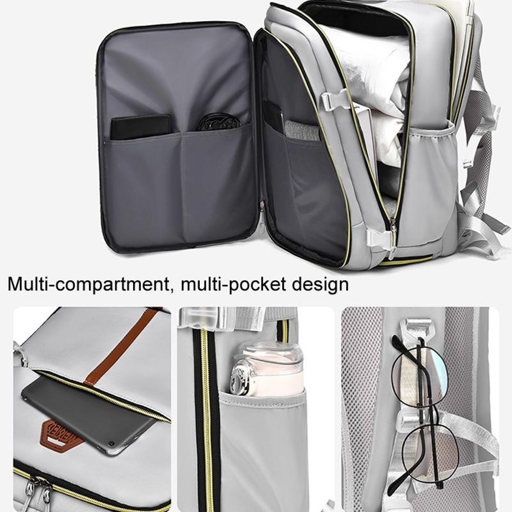 Large Capacity Travel Backpack Waterproof School Bag For Students Daily Commute 3