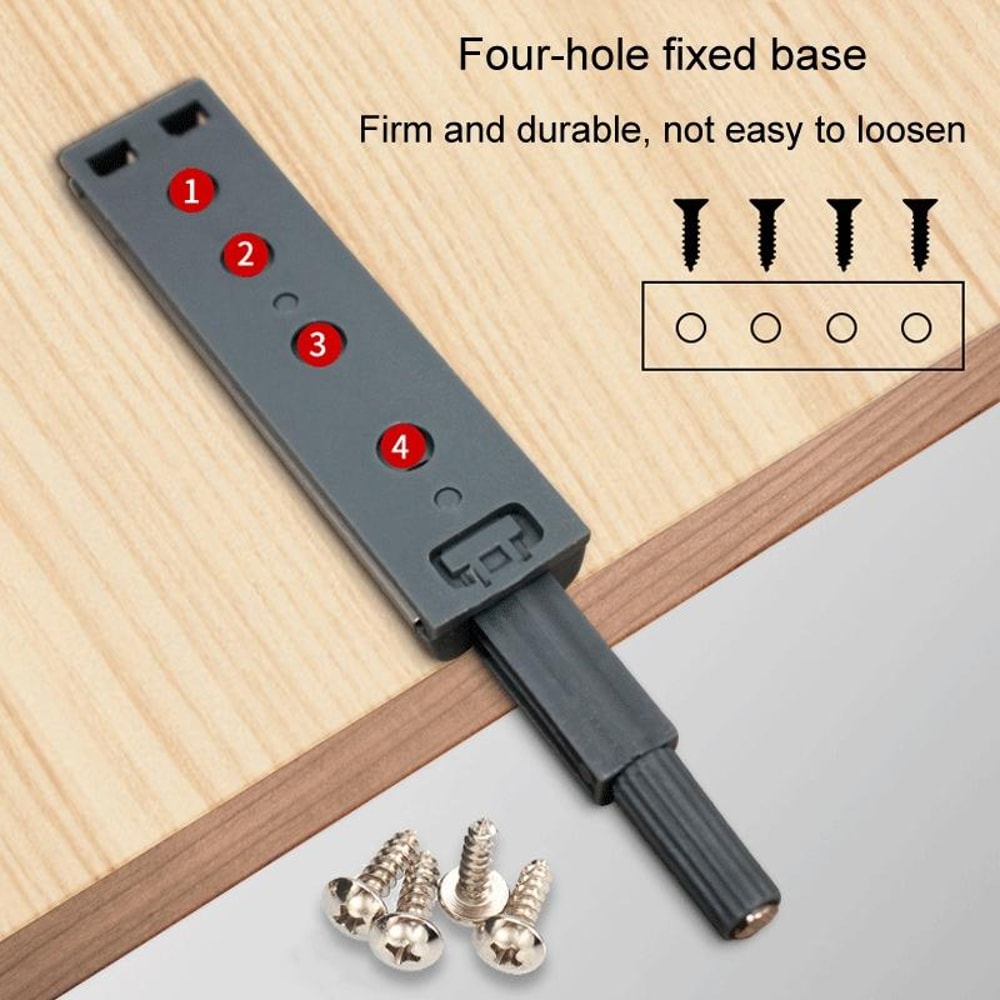 Push To Open Magnetic Cabinet Latch Durable Magnetic Push Latch No Handle Door Opener 7