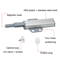 Push To Open Magnetic Cabinet Latch Durable Magnetic Push Latch No Handle Door Opener 5