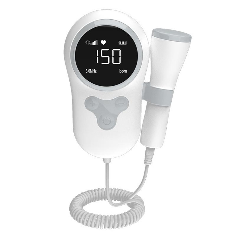 Waterproof Fetal Doppler Baby Heartbeat Monitor For Pregnancy With LCD Display Noise Reduction 13