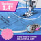6-in-1 Quilting Template Set Acrylic Sewing Ruler Kit for Precise Patchwork Designs