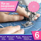 6-in-1 Quilting Template Set Acrylic Sewing Ruler Kit for Precise Patchwork Designs
