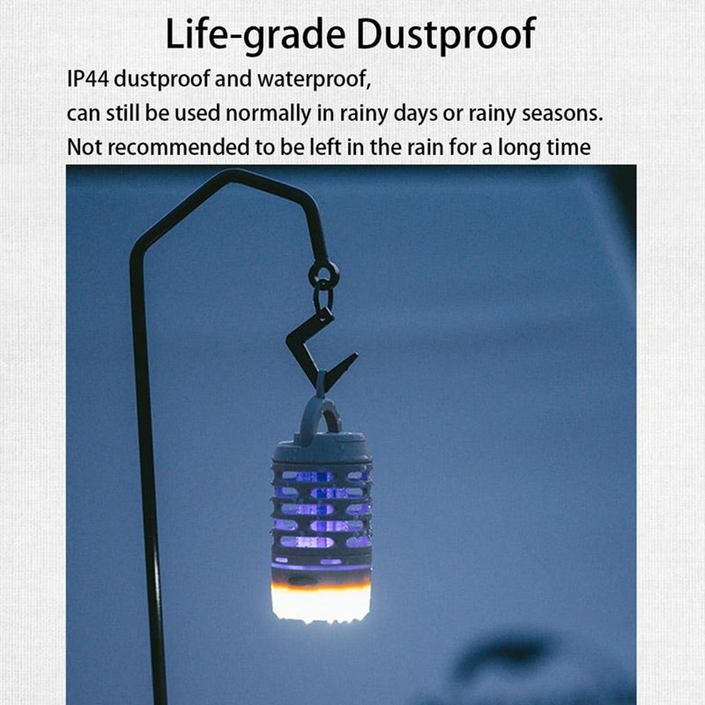 Naturehike Waterproof Mosquito Repellent Lamp Portable Camping Mosquito Killer Lantern 4