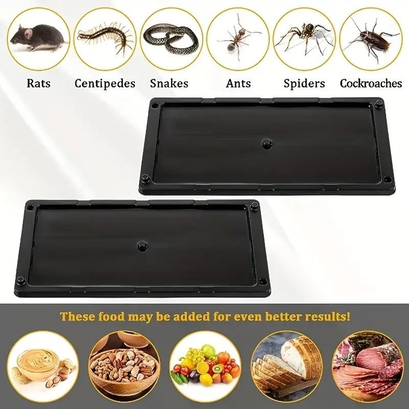Sticky Mouse Traps Non-Toxic Rodent Glue Boards Indoor Pest Control Pads