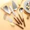 Walnut Handle Stainless Steel Cooking Utensil Set Heat Resistant Kitchen Tools 0