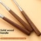 Walnut Handle Stainless Steel Cooking Utensil Set Heat Resistant Kitchen Tools 3