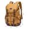 Vintage Waxed Canvas Laptop Backpack Large Capacity Travel Rucksack 1