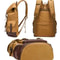 Vintage Waxed Canvas Laptop Backpack Large Capacity Travel Rucksack 2
