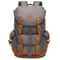 Vintage Waxed Canvas Laptop Backpack Large Capacity Travel Rucksack 10