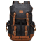 Vintage Waxed Canvas Laptop Backpack Large Capacity Travel Rucksack 11