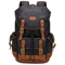 Vintage Waxed Canvas Laptop Backpack Large Capacity Travel Rucksack 11