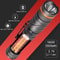 Foldable Magnetic LED Flashlight with Red Green Signal Lights Waterproof Rechargeable Torch