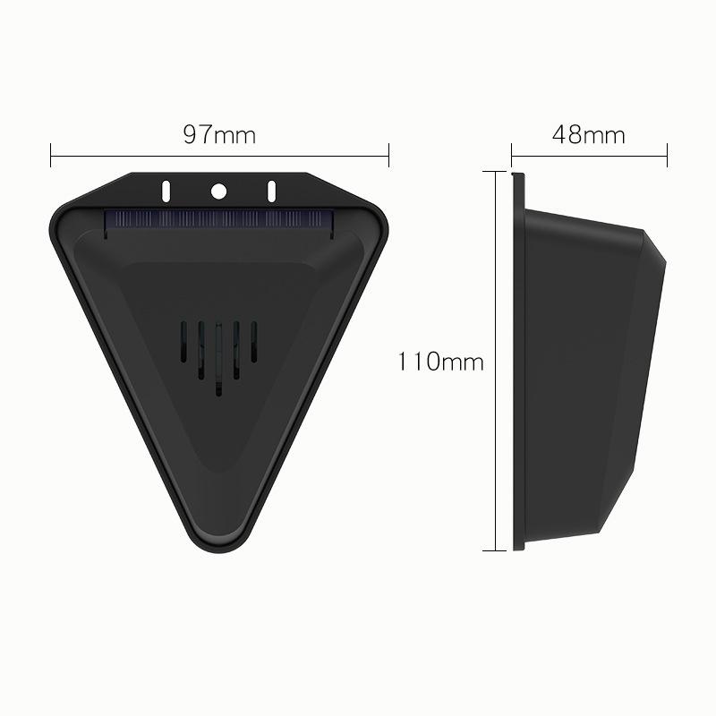 Solar Bird Repeller Outdoor Ultrasonic Animal Repellent For Garden Pond Protection 2
