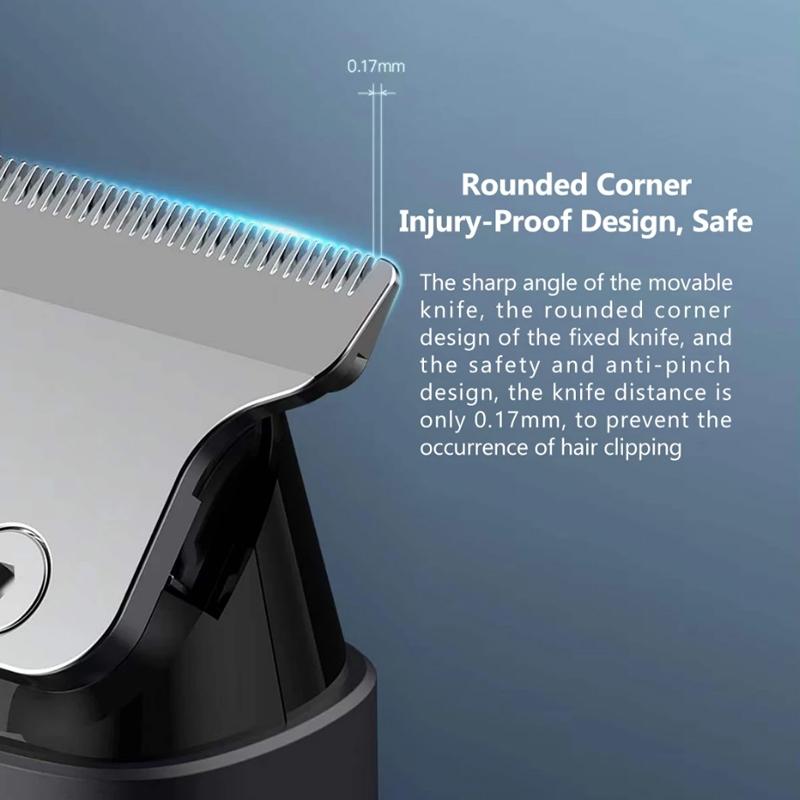 Mini Electric Hair Clipper Rechargeable Quiet Beard & Hair Trimmer