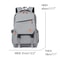 Waterproof Travel Backpack With USB Port Large Capacity Casual Laptop Daypack 4