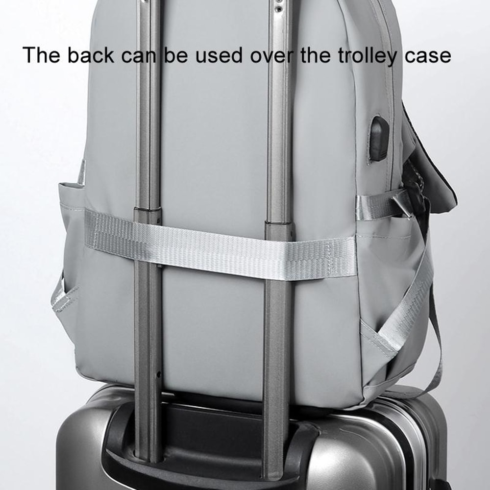 Waterproof Travel Backpack With USB Port Large Capacity Casual Laptop Daypack 8