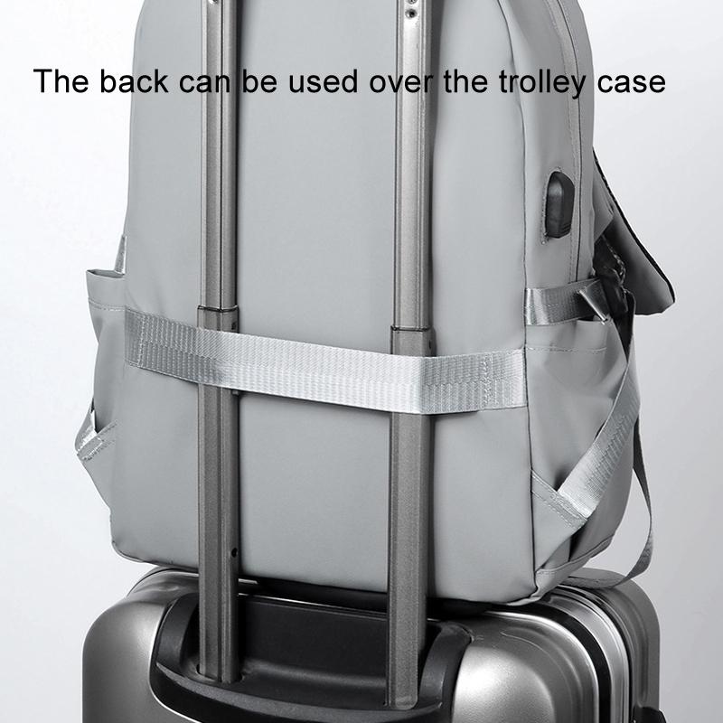 Waterproof Travel Backpack With USB Port Large Capacity Casual Laptop Daypack 8