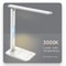 LED Desk Lamp with Wireless Charging, Clock Display & Adjustable Brightness