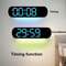 Remote Control Digital Wall Clock With LED Display Ambient Light 7