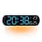 Remote Control Digital Wall Clock With LED Display Ambient Light 10