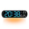 Remote Control Digital Wall Clock With LED Display Ambient Light 10