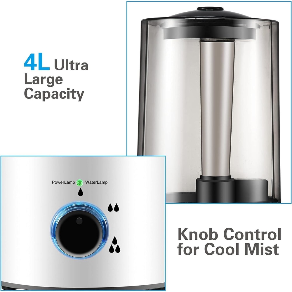 4L Reptile Humidifier Fogger With Adjustable Mist Auto Shutoff For Terrariums 5