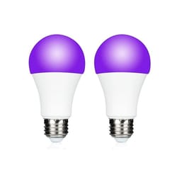 2pcs 9w uv purple led black light bulbs for parties neon glow lighting