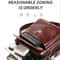 Vintage Leather Crossbody Bag Large Capacity Waterproof Cowhide Shoulder Bag 3
