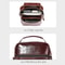 Vintage Leather Crossbody Bag Large Capacity Waterproof Cowhide Shoulder Bag 4