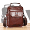 Vintage Leather Crossbody Bag Large Capacity Waterproof Cowhide Shoulder Bag 6