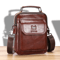 Vintage Leather Crossbody Bag Large Capacity Waterproof Cowhide Shoulder Bag 6