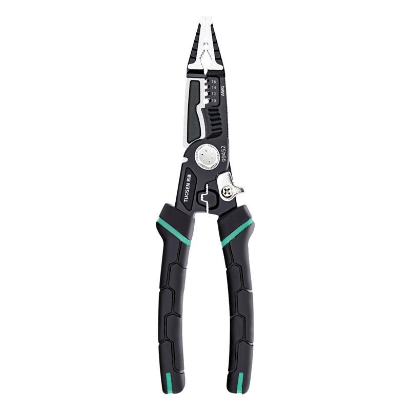 9-in-1 Wire Stripper Tool with Crimper & Cutter for Precision Electrical Work