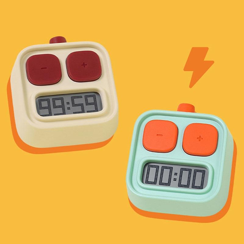 Robot Kitchen Timer For Kids Magnetic Digital Countdown Timer For Study Cooking And Exercise 2