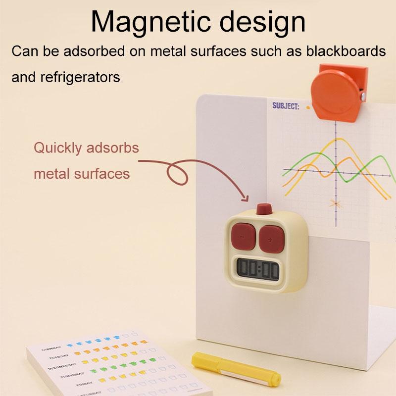 Robot Kitchen Timer For Kids Magnetic Digital Countdown Timer For Study Cooking And Exercise 3
