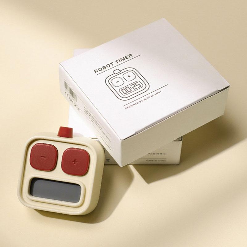Robot Kitchen Timer For Kids Magnetic Digital Countdown Timer For Study Cooking And Exercise 5
