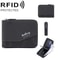 RFID Blocking Leather Wallet For Women Slim Zipper Card Holder Coin Purse 6