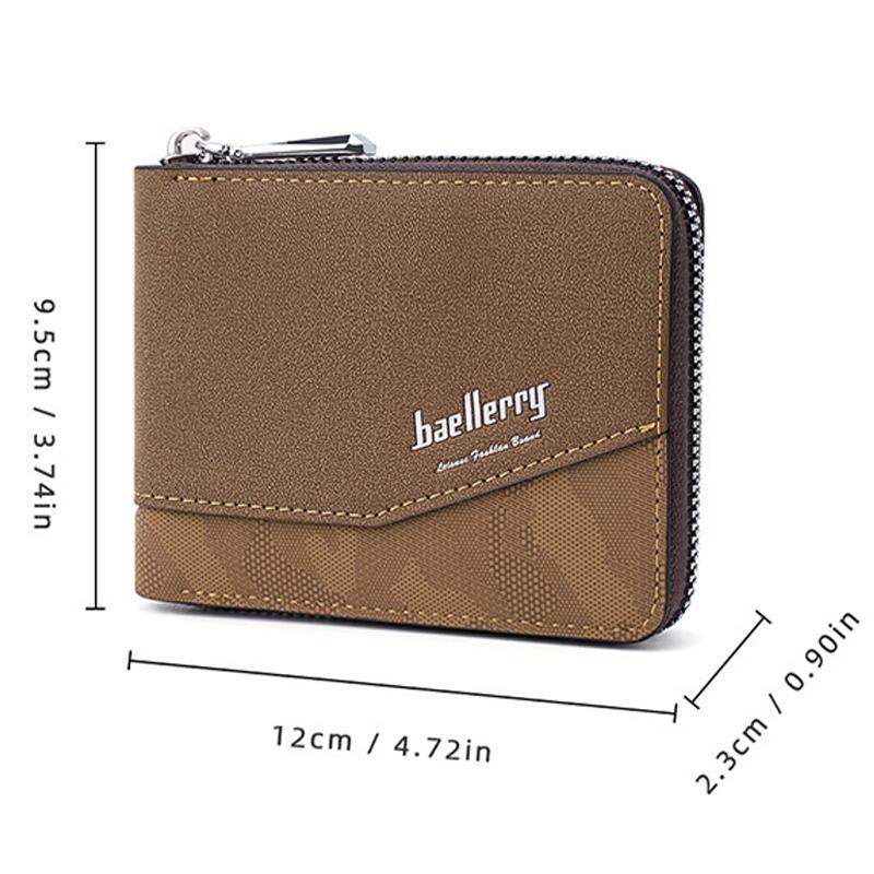 RFID Blocking Leather Wallet For Women Slim Zipper Card Holder Coin Purse 3