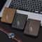 RFID Blocking Leather Wallet For Women Slim Zipper Card Holder Coin Purse 1