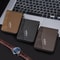 RFID Blocking Leather Wallet For Women Slim Zipper Card Holder Coin Purse 1