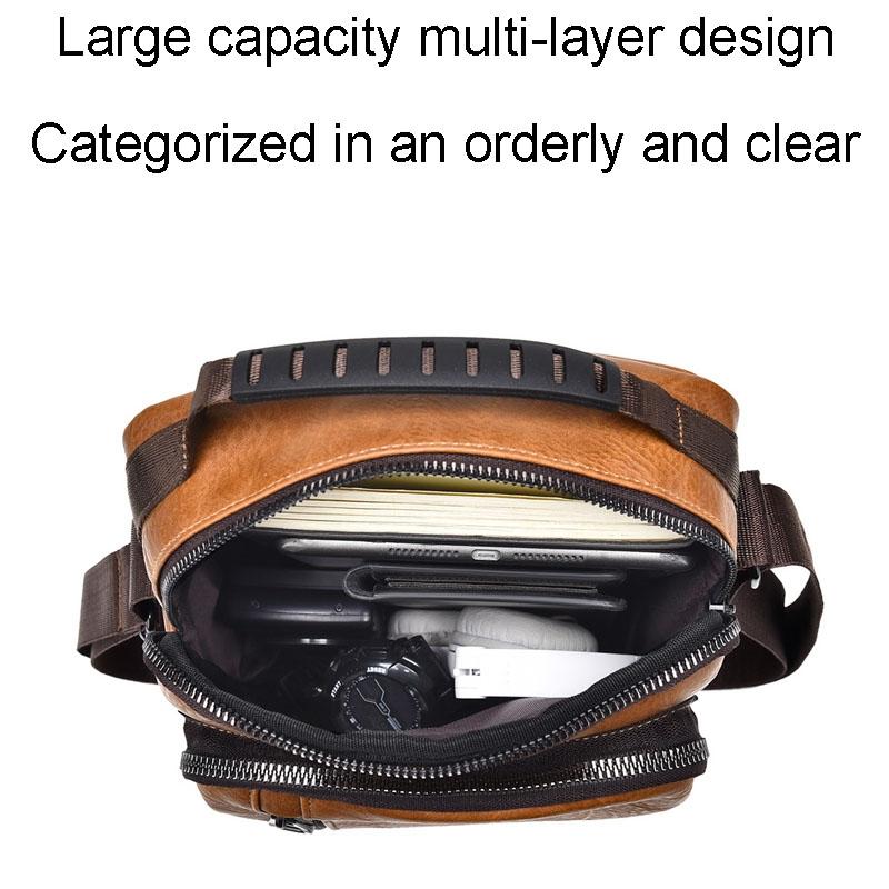 Waterproof Crossbody Bag Large Capacity Shoulder Sling For Business Travel 2