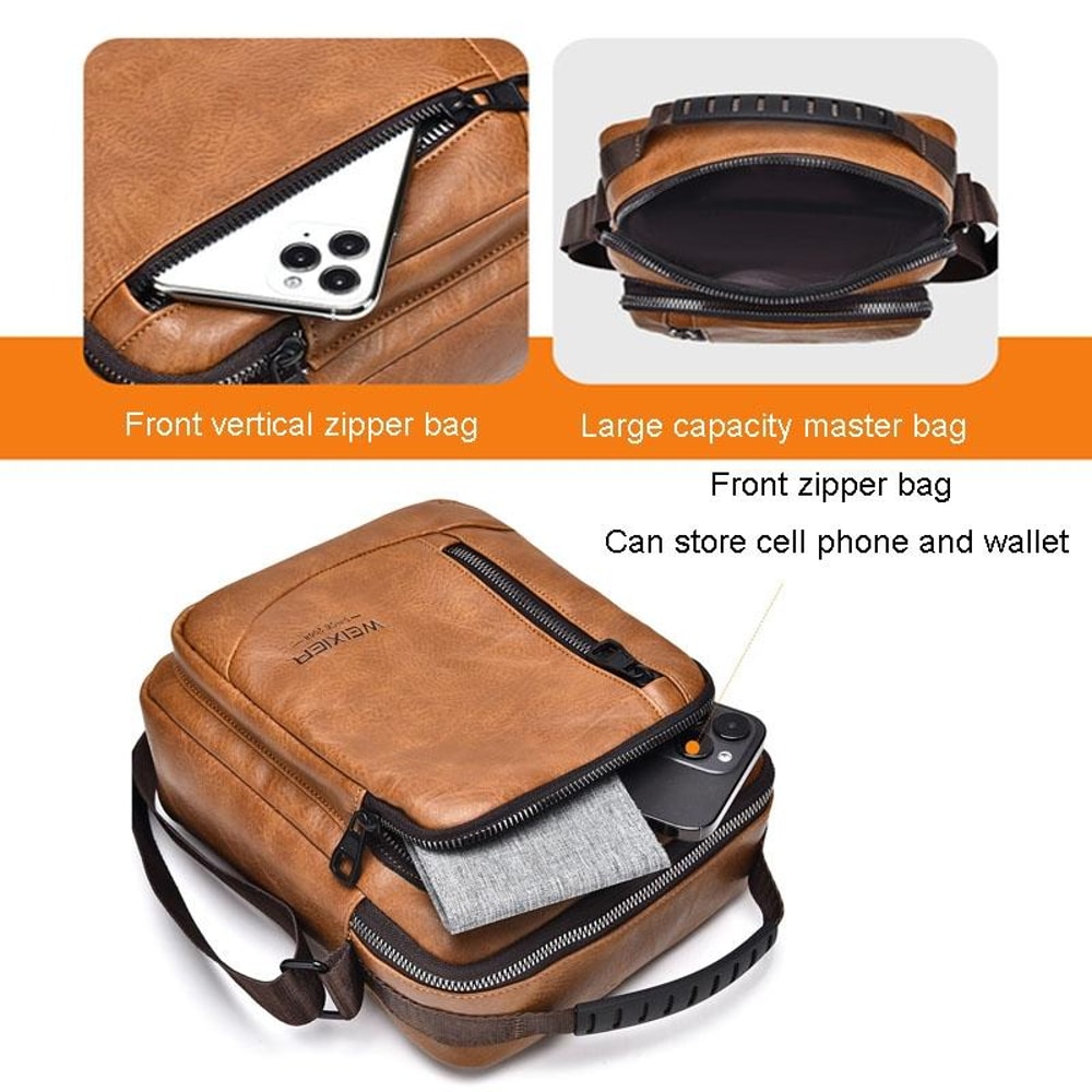 Waterproof Crossbody Bag Large Capacity Shoulder Sling For Business Travel 3
