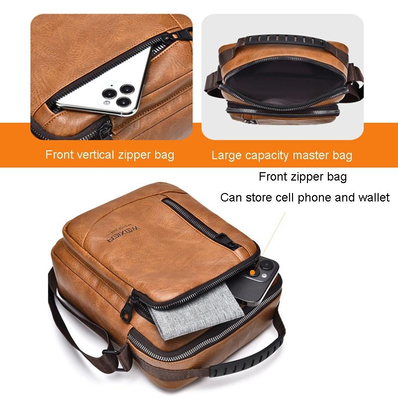 Waterproof Crossbody Bag Large Capacity Shoulder Sling For Business Travel 3