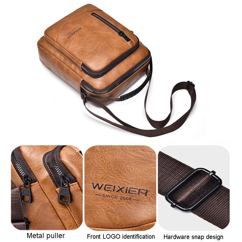 Waterproof Crossbody Bag Large Capacity Shoulder Sling For Business Travel 4