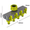 4 Way Garden Hose Splitter With Valves Garden Hose Splitter For Efficient Multi Outlet Watering 4