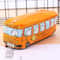 Cartoon Bus Canvas Pencil Case Large Capacity School Organizer For Kids 0