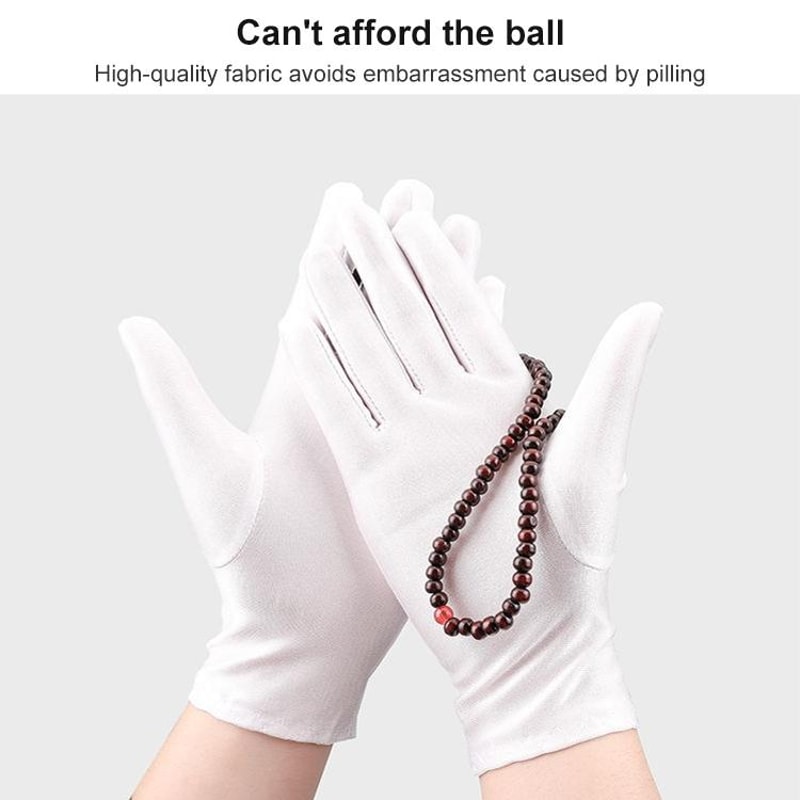 Breathable Anti-Sweat Work Gloves, Thickened Cotton Grip Safety Gloves for Labor Protection