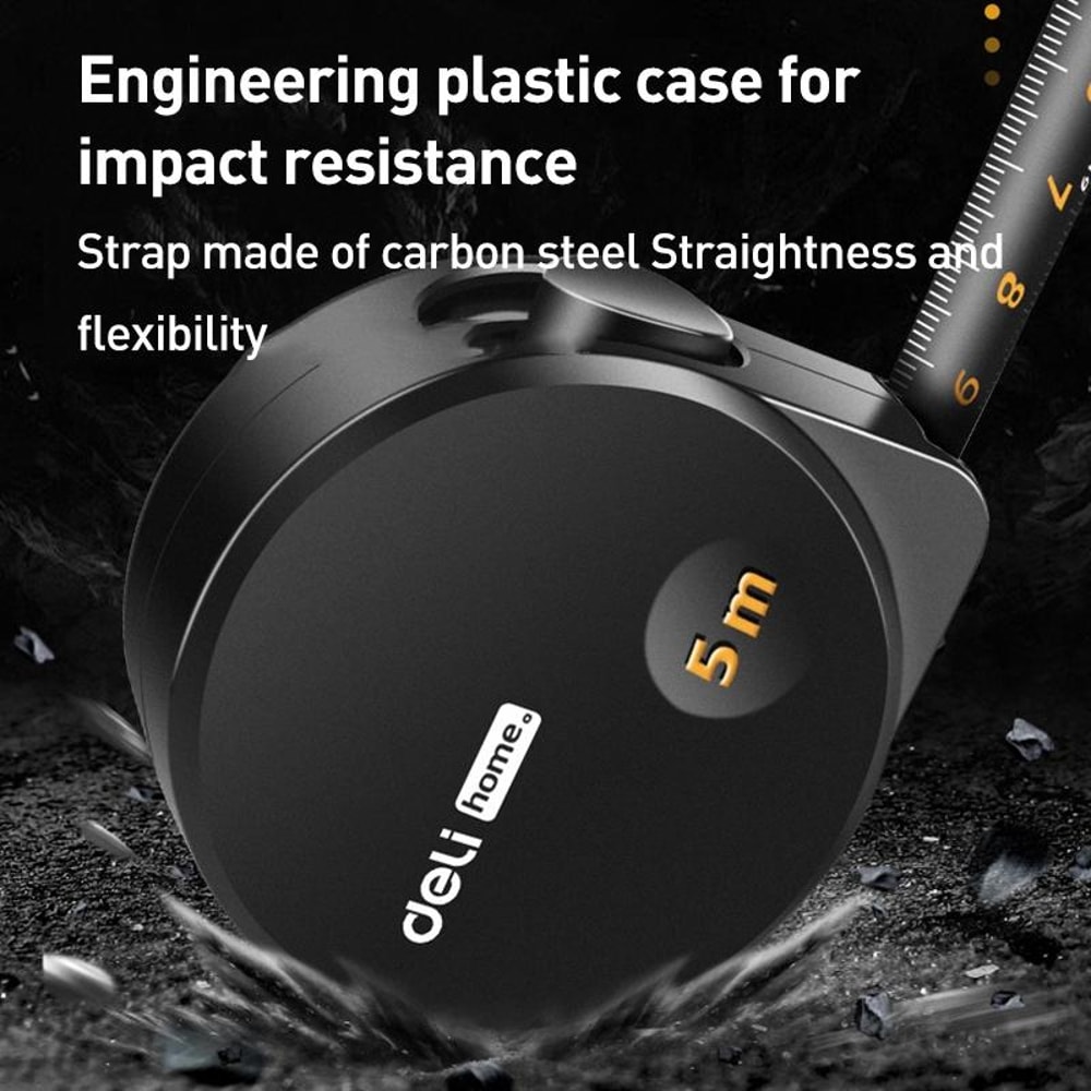 5M Steel Measuring Tape High Precision Retractable Tape Measure